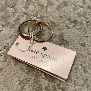 Kate Spade colored rings size 7